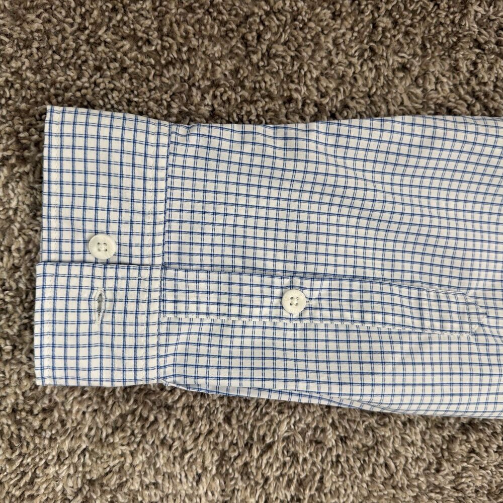 Columbia PFG Super Tamiami Shirt Mens XXL Blue Plaid Fishing Vented Long Sleeve - Picture 9 of 11